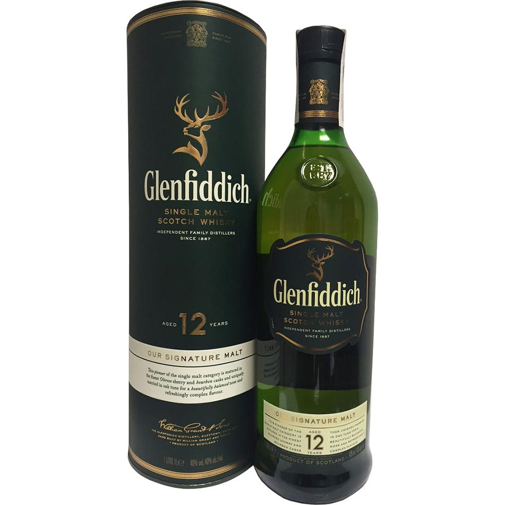 Glenfiddich 1 L 40 % 12 Years Old